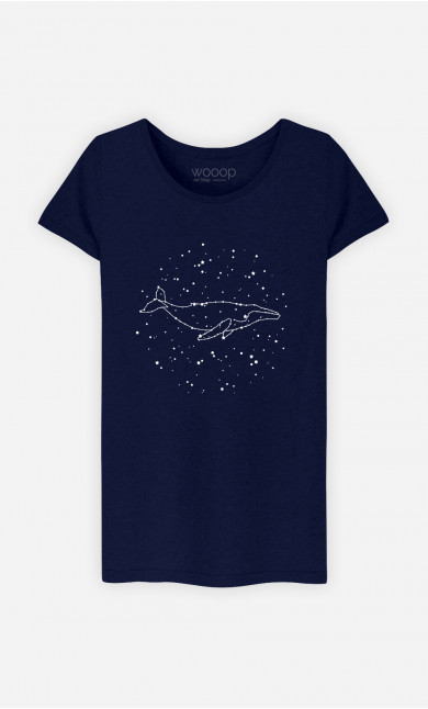 T-Shirt Femme Whale Constellation