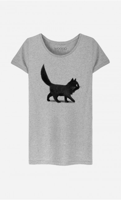 T-Shirt Femme Creeping Cat