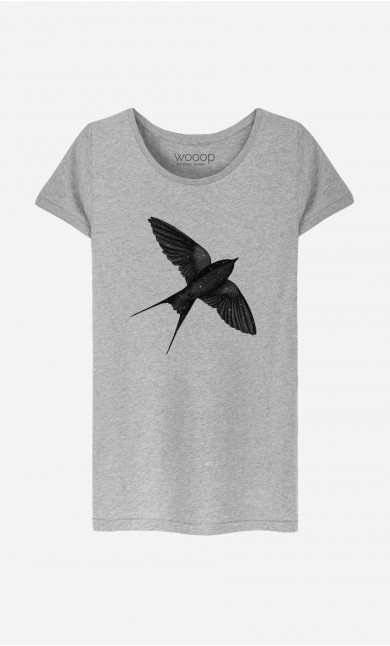 T-Shirt Femme Night Swallow