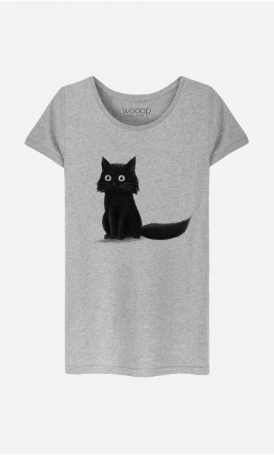 T-Shirt Femme Sitting Cat