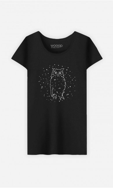 T-Shirt Femme Owl Constellation