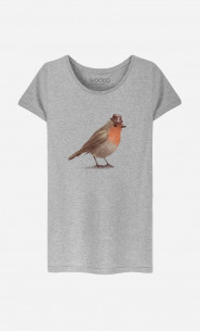 T-Shirt Femme Dapper Robin