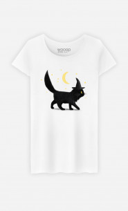T-Shirt Femme Halloween Cat