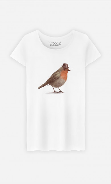 T-Shirt Femme Dapper Robin