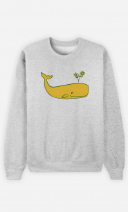 Sweat Homme Peace Whale