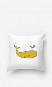 Coussin Peace Whale