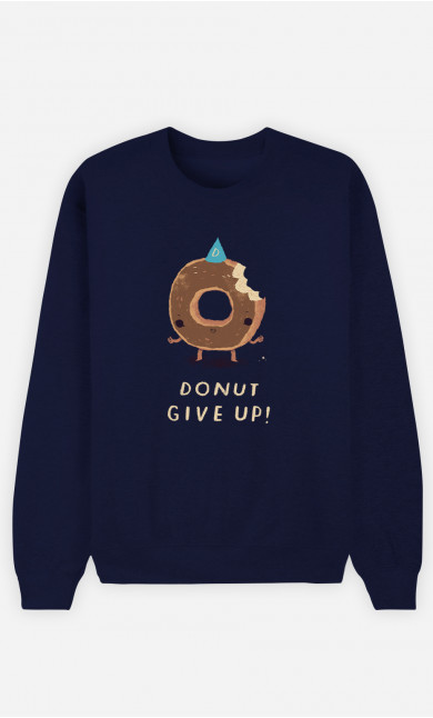 Sweat Homme Donut Give Up