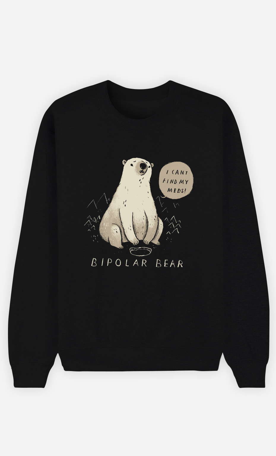 Sweat Homme Bipolar Bear