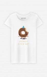 T-Shirt Femme Donut Give Up