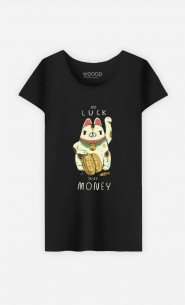 T-Shirt Femme Money Cat
