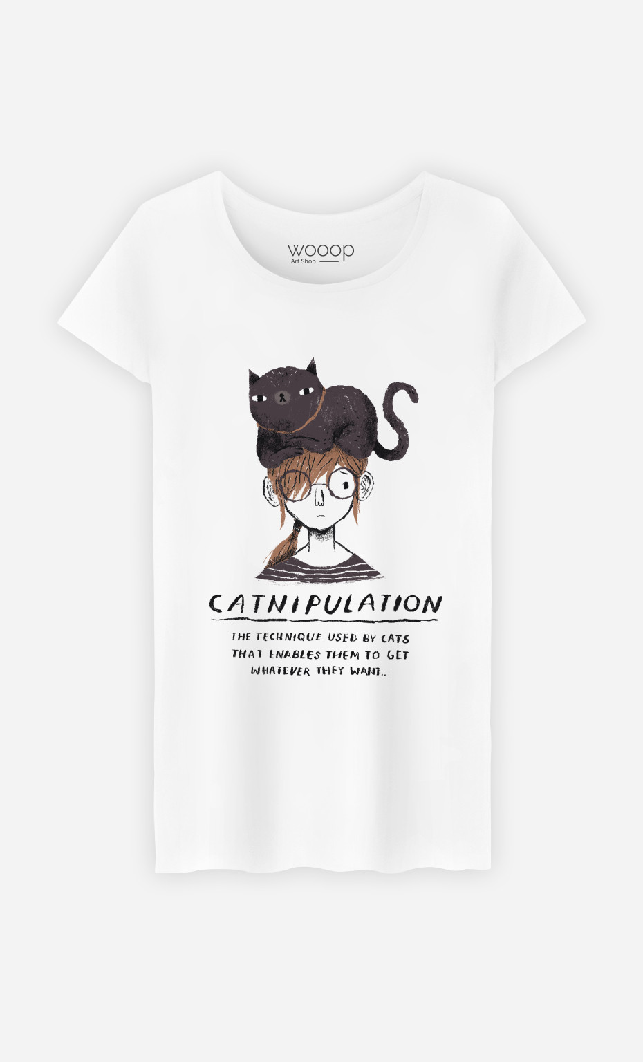 T-Shirt Femme Catnipulation
