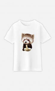 T-Shirt Enfant Red Panda Loves Noodles