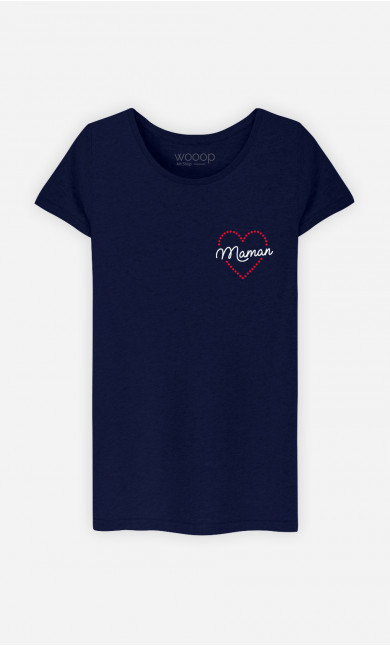 T-Shirt Femme Maman Cœur 