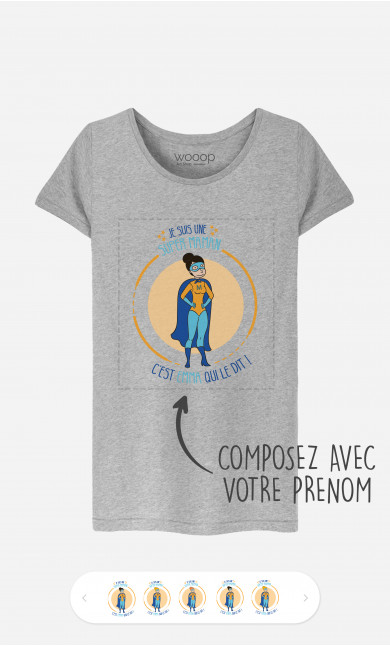 T-Shirt Femme Super Héro à personnaliser