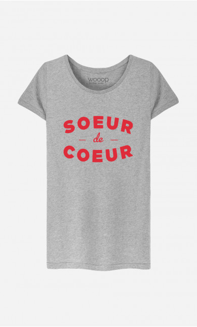 T-Shirt Femme Sœur De Cœur