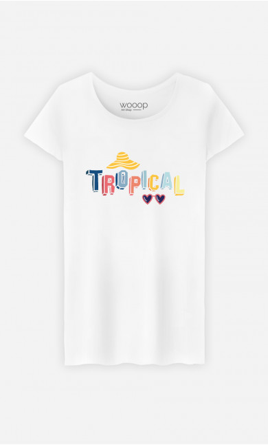 T-Shirt Femme Tropical