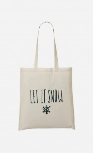 Tote Bag Let It Snow