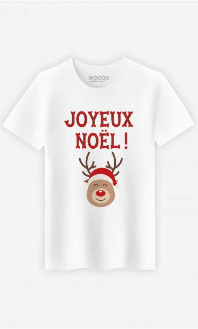 T-Shirt Homme Joyeux Noël Renne