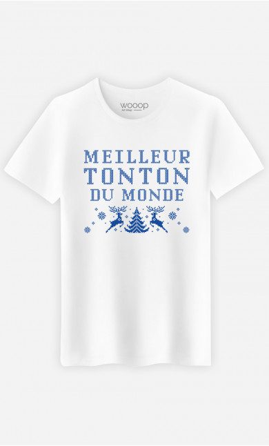 T-Shirt Homme Meilleur Tonton Du Monde Noël