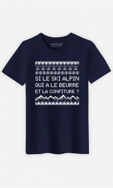 T-Shirt Homme Si Le Ski Alpin