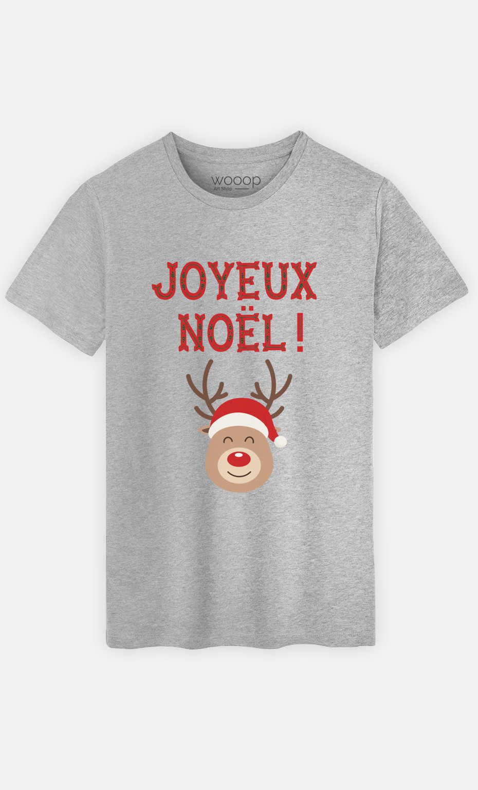 T-shirt femme coton bio Joyeux Noël