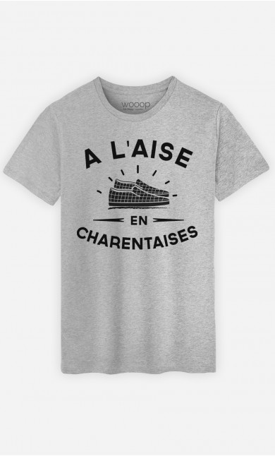 T-Shirt Homme A L'Aise en Charentaise