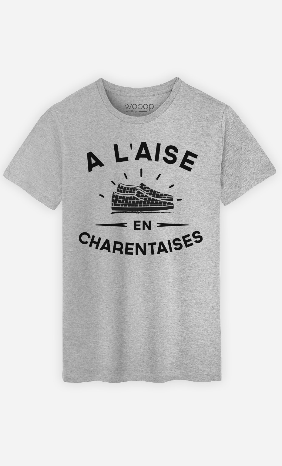 T-Shirt Homme A L'Aise en Charentaise