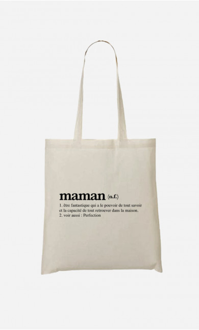 Tote Bag Maman Définition 2