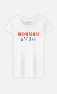 T-Shirt Femme Nounou Adorée