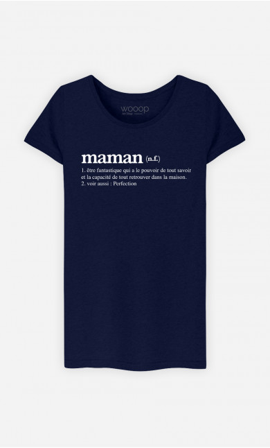 T-Shirt Femme Maman Définition 2