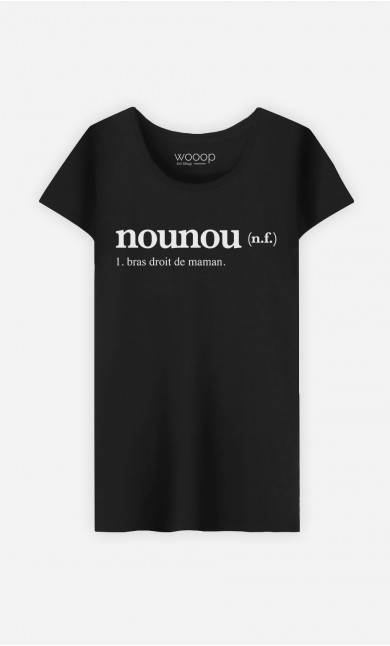 T-Shirt Femme Nounou Définition