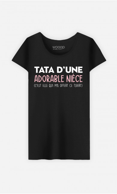 T-Shirt Femme Tata D'une Adorable Niece