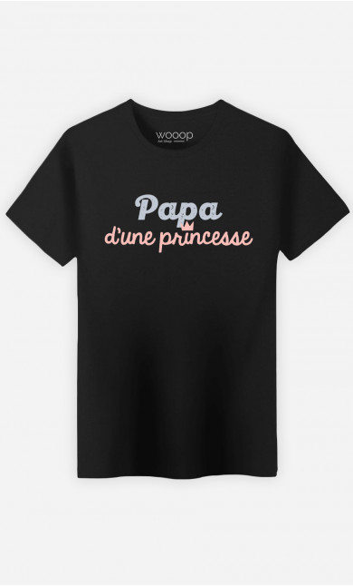 T-Shirt Homme Papa D'une Princesse