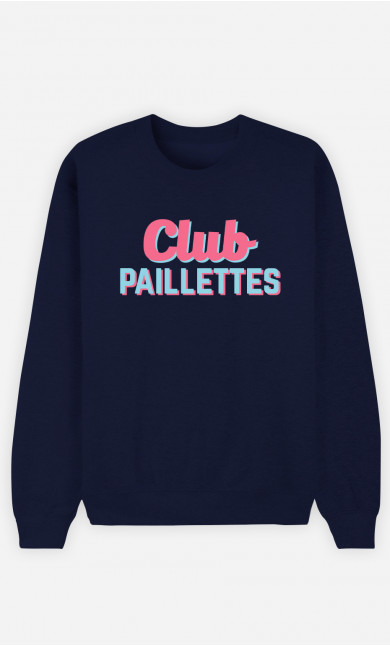 Sweat Femme Club Paillettes