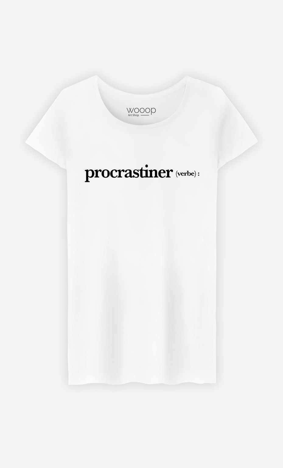T-Shirt Femme Procrastiner Définition