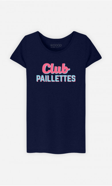 T-Shirt Femme Club Paillettes