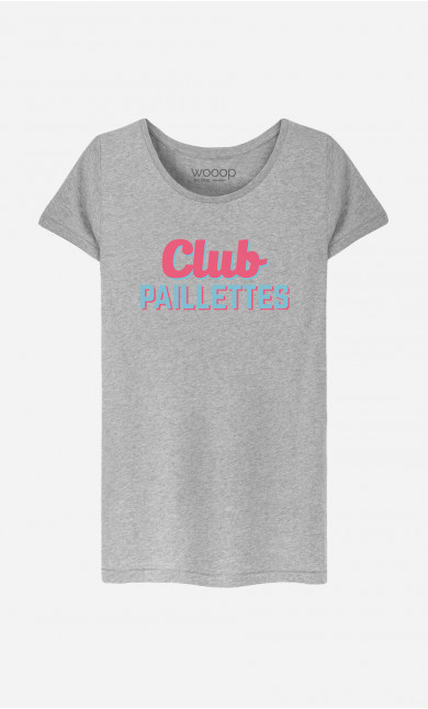 T-Shirt Femme Club Paillettes