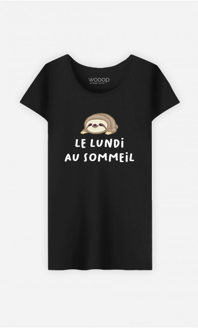T-Shirt Femme Le Lundi Au Sommeil