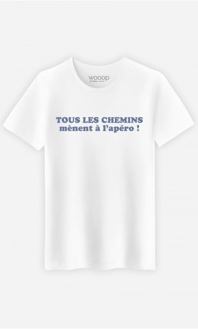 T-Shirt Homme Tous Les Chemins