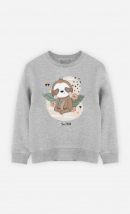 Sweat Enfant Jungle Sloth