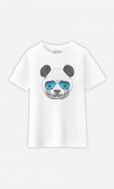 T-Shirt Enfant Panda Sunglasses