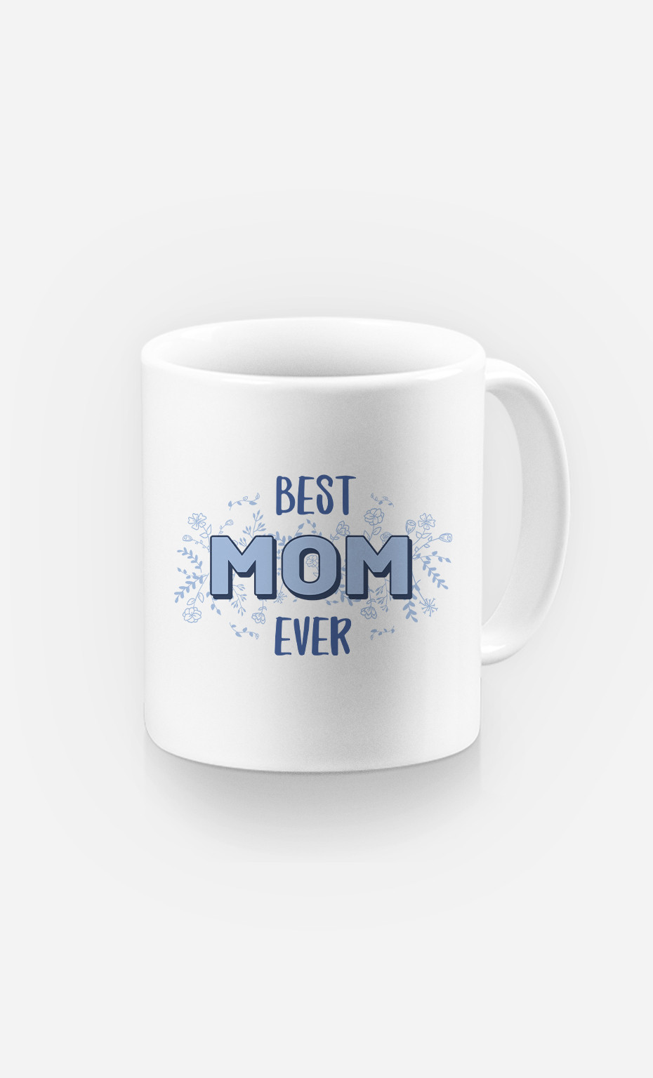 Mug Best Mom Ever Bleu