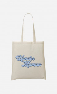 Tote Bag Wonder Maman Bleu