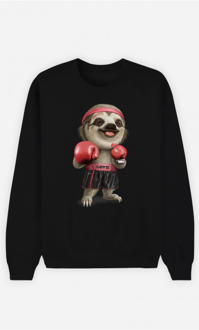 Sweat Homme Sloth Boxing