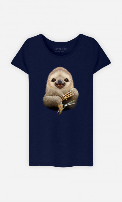T-shirt Femme Sloth Barber