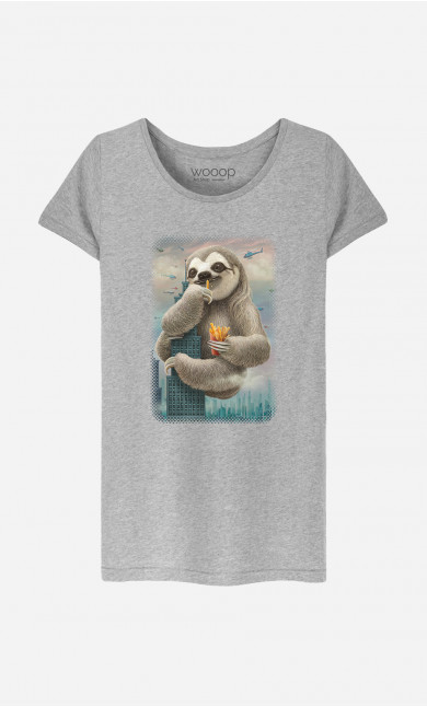 T-shirt Femme Sloth Attack