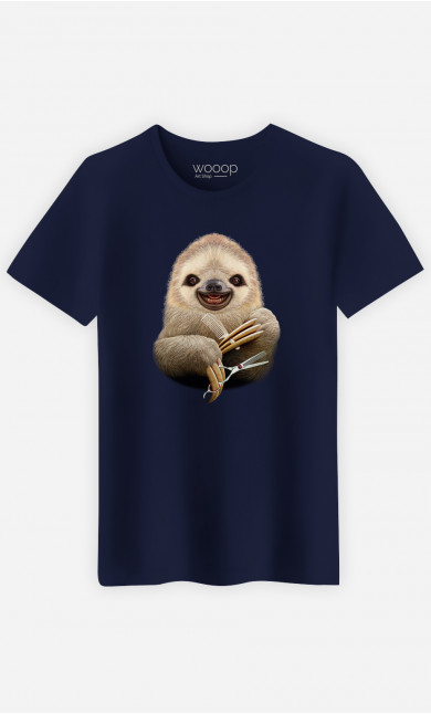 T-shirt Homme Sloth Barber