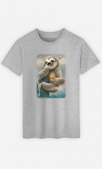 T-shirt Homme Sloth Attack