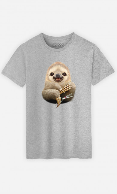 T-shirt Homme Sloth Barber