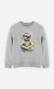 Sweat Enfant Sloth Meditate